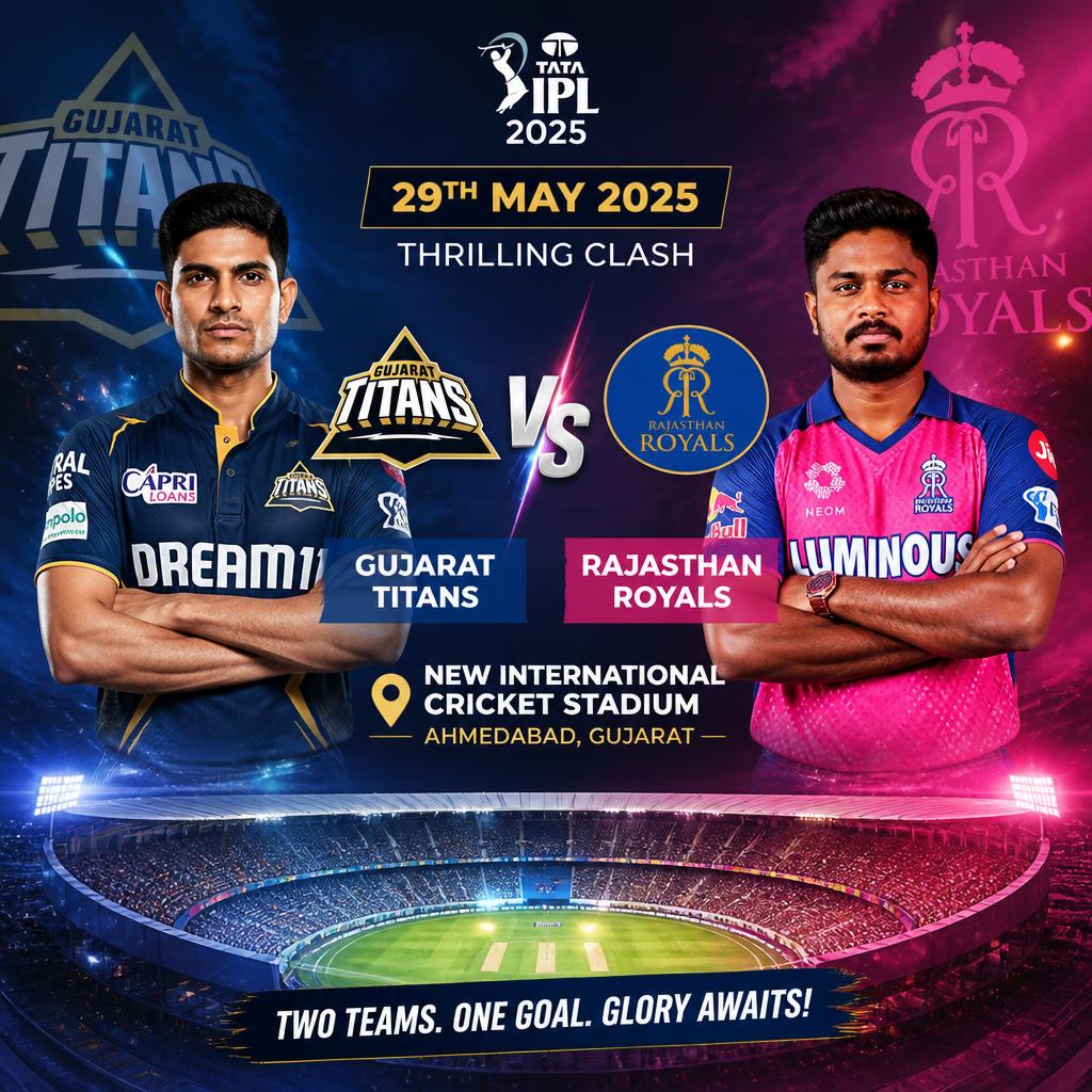 Gujarat Titans vs Rajasthan Royals IPL match